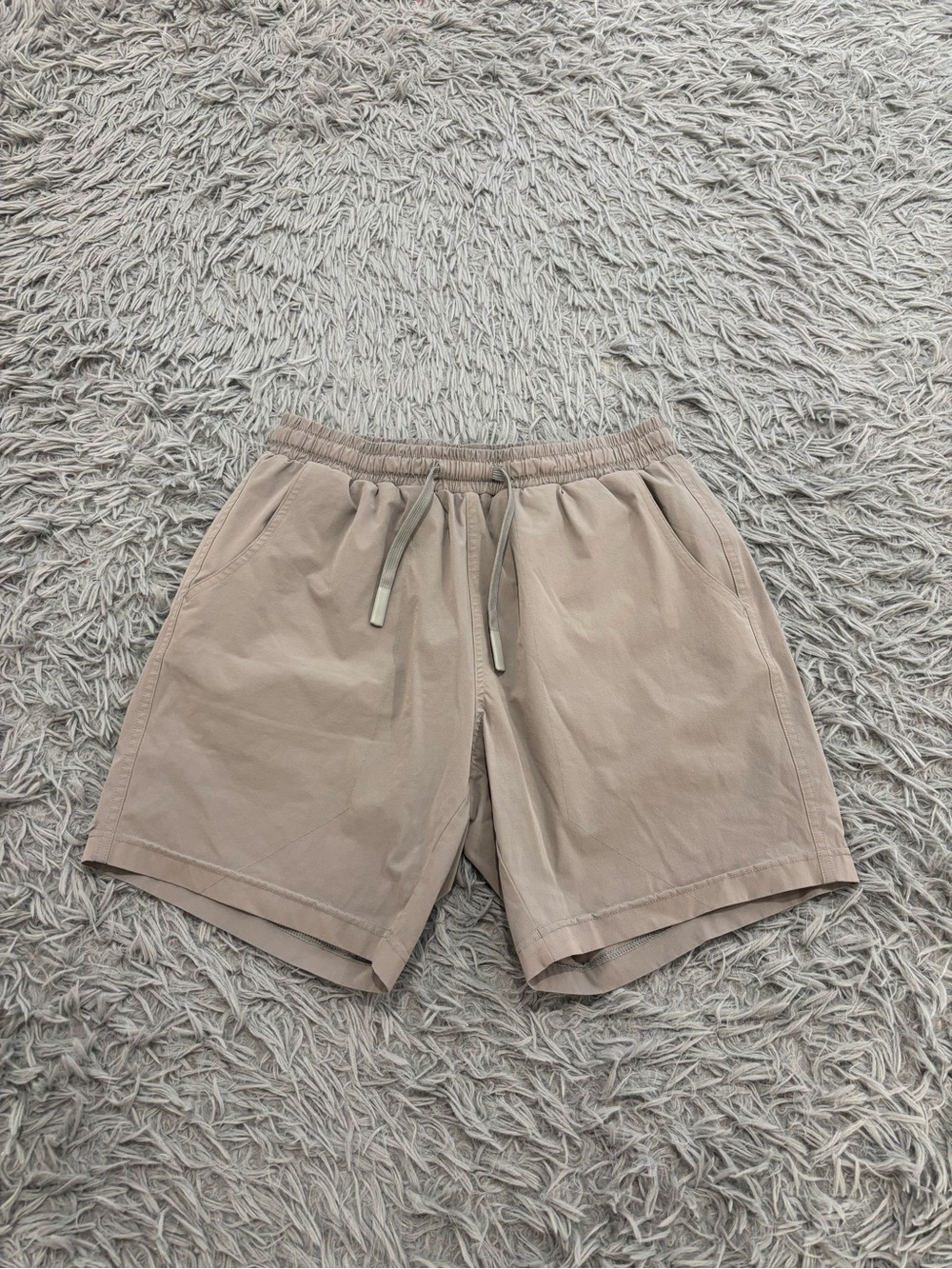 Bear Bottom Clothing Mens Medium Grey 7" Inseam Lined Activewear Base Shorts Run